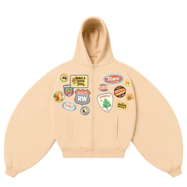 ALL STAR SAND ZIP-HOODIE