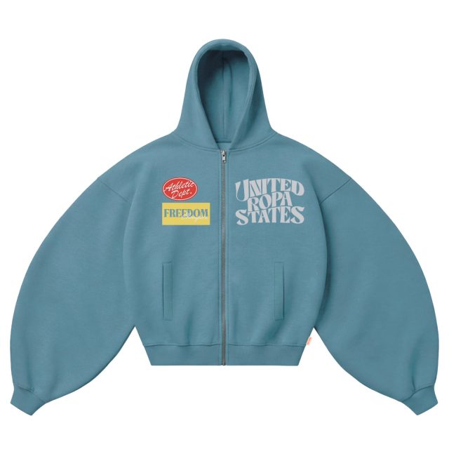 CHAMPIONS BLUE ZIP-HOODIE