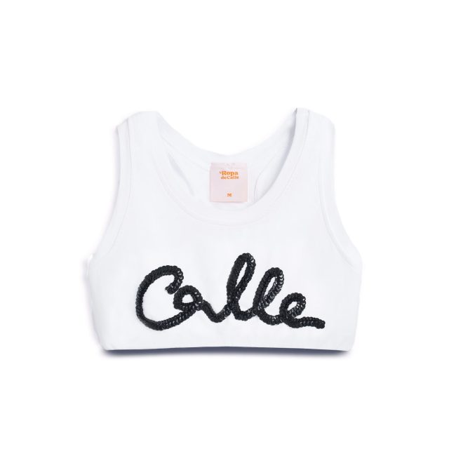 CALLE DARK CROP TOP