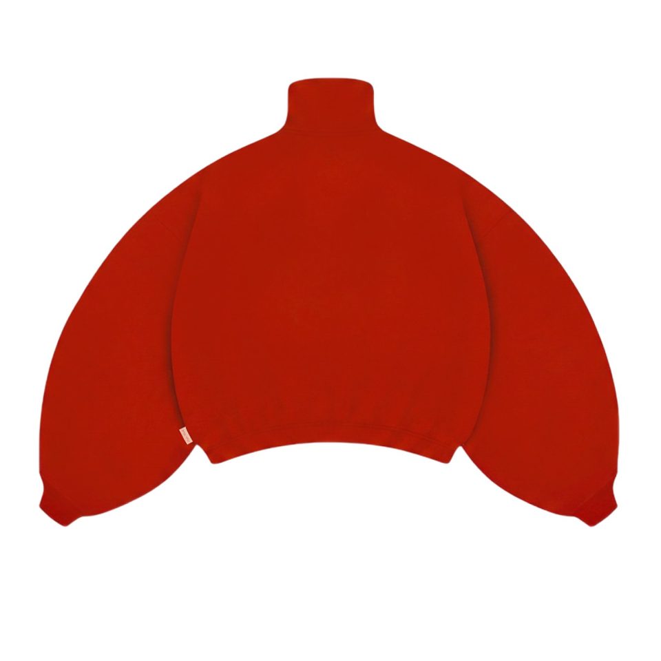 ROYAL RED HALF-ZIP