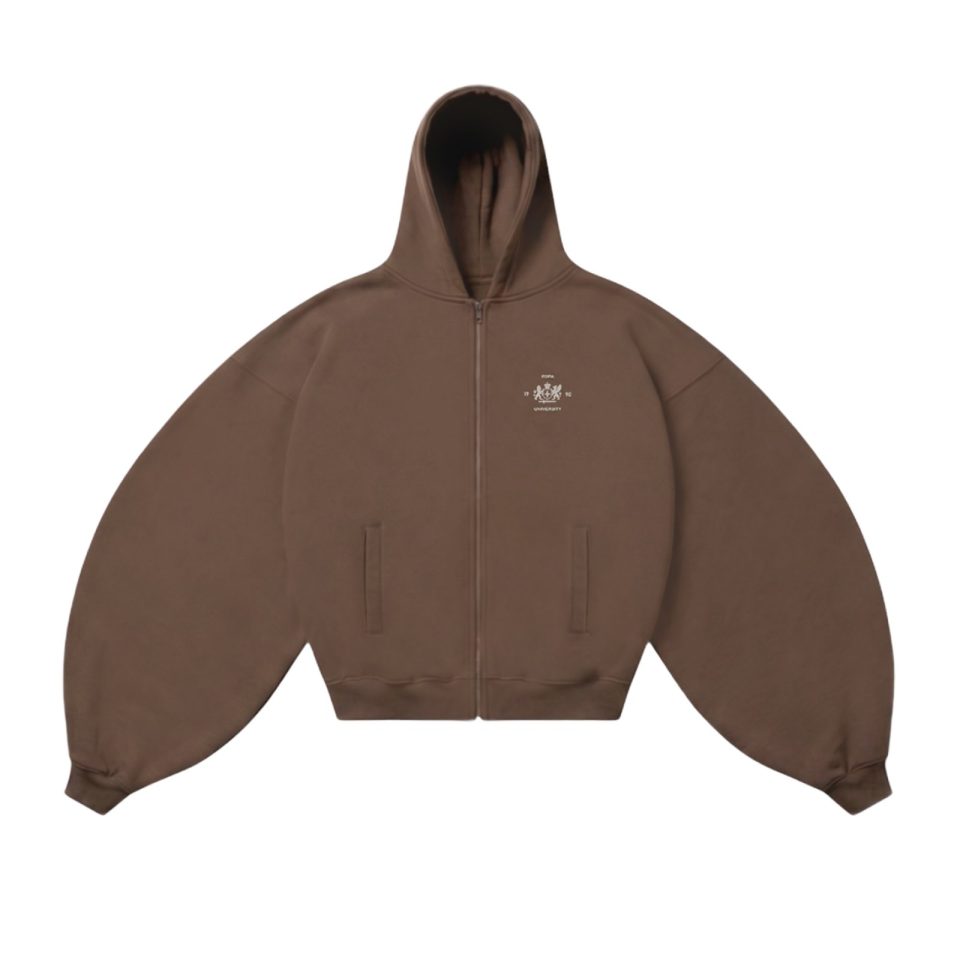 BROWN UNIVERSITY ZIP-HOODIE