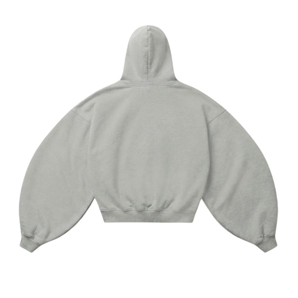MELANGE UNIVERSITY ZIP-HOODIE