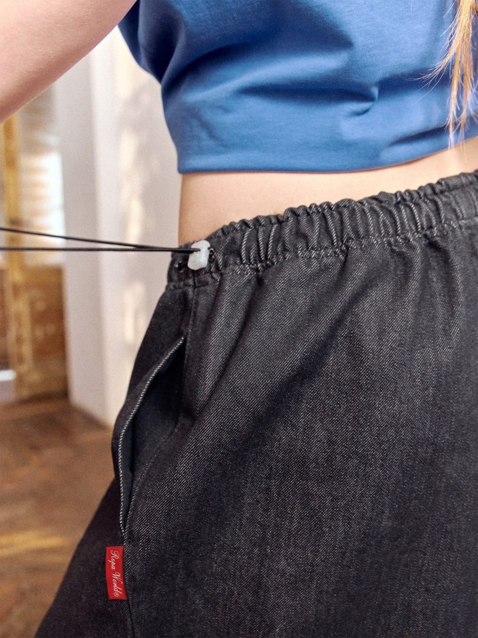 WIDE BLACK PANTS