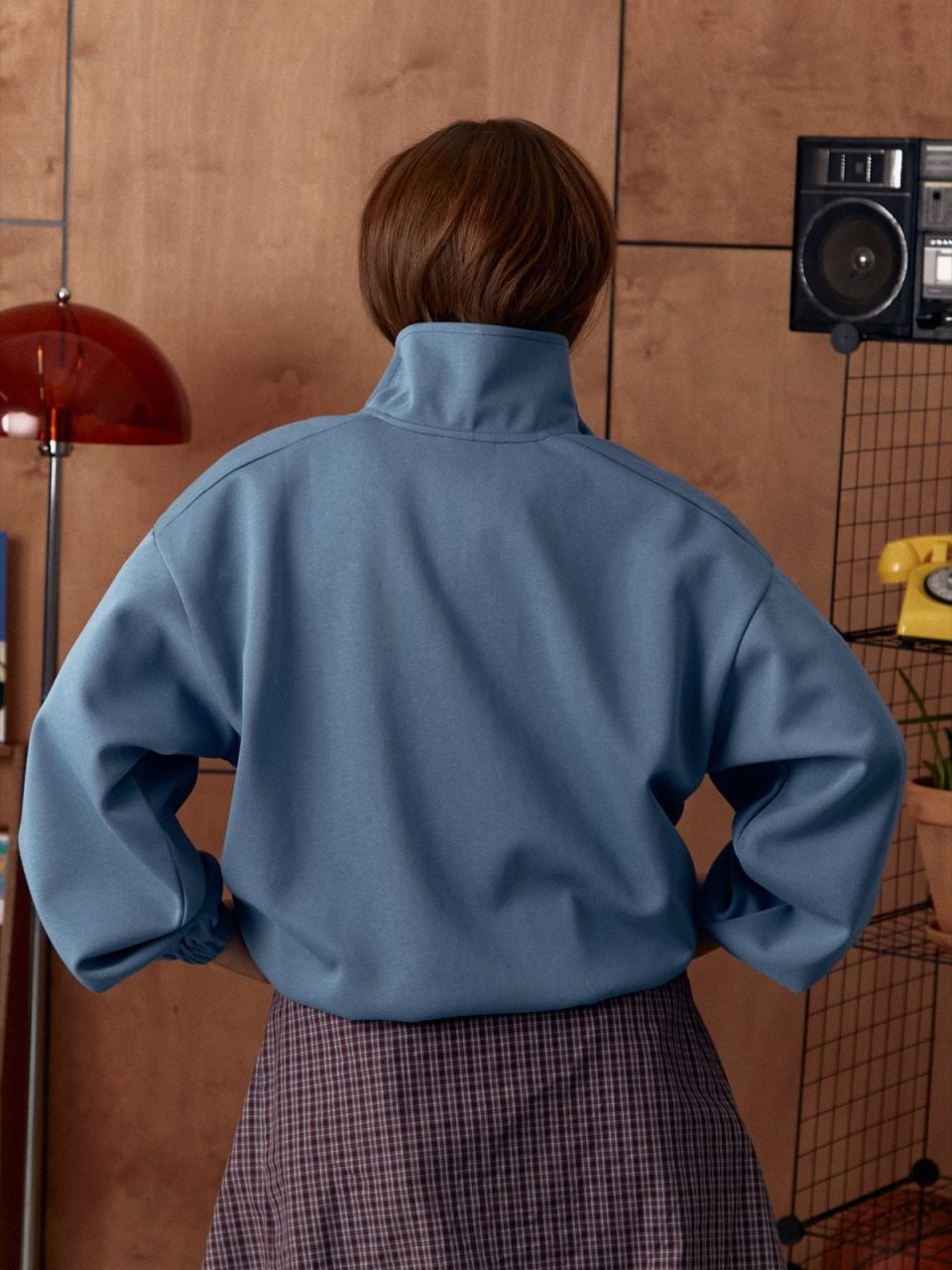 BLUE TENNIS CLUB HALF-ZIP