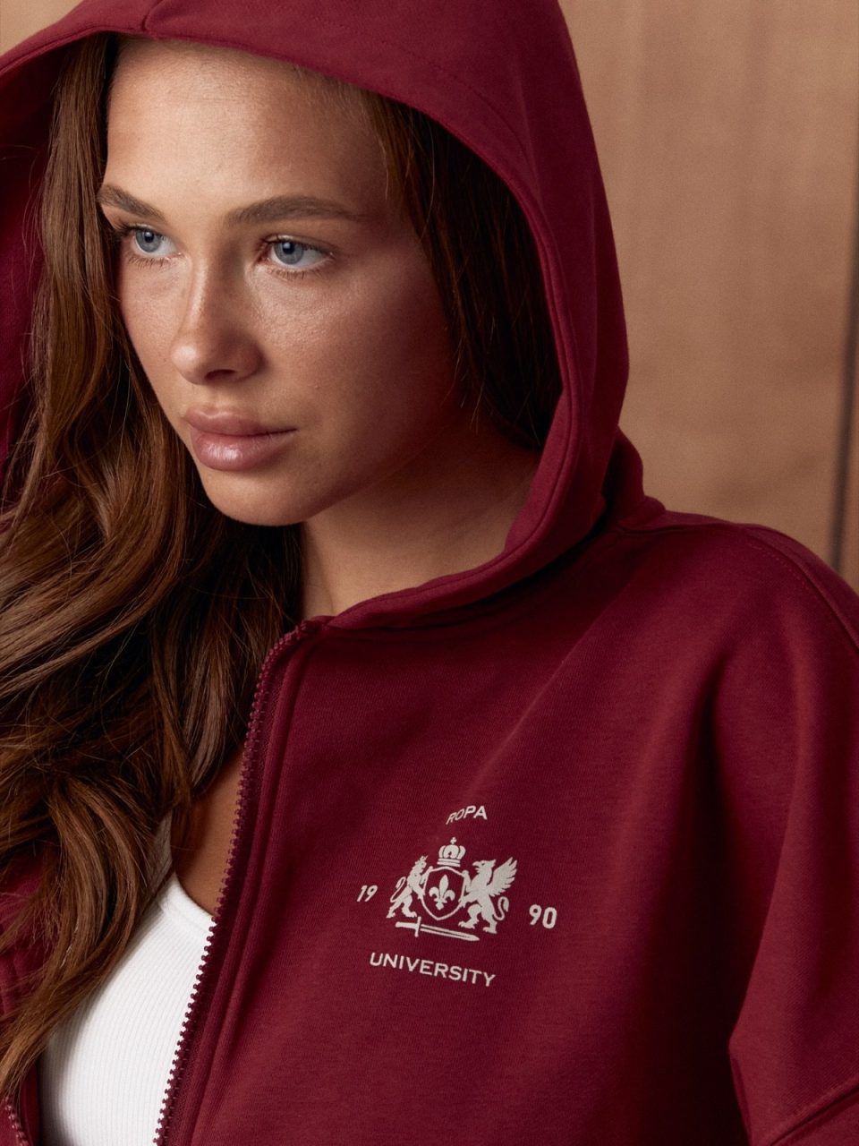 CHERRY UNIVERSITY ZIP-HOODIE