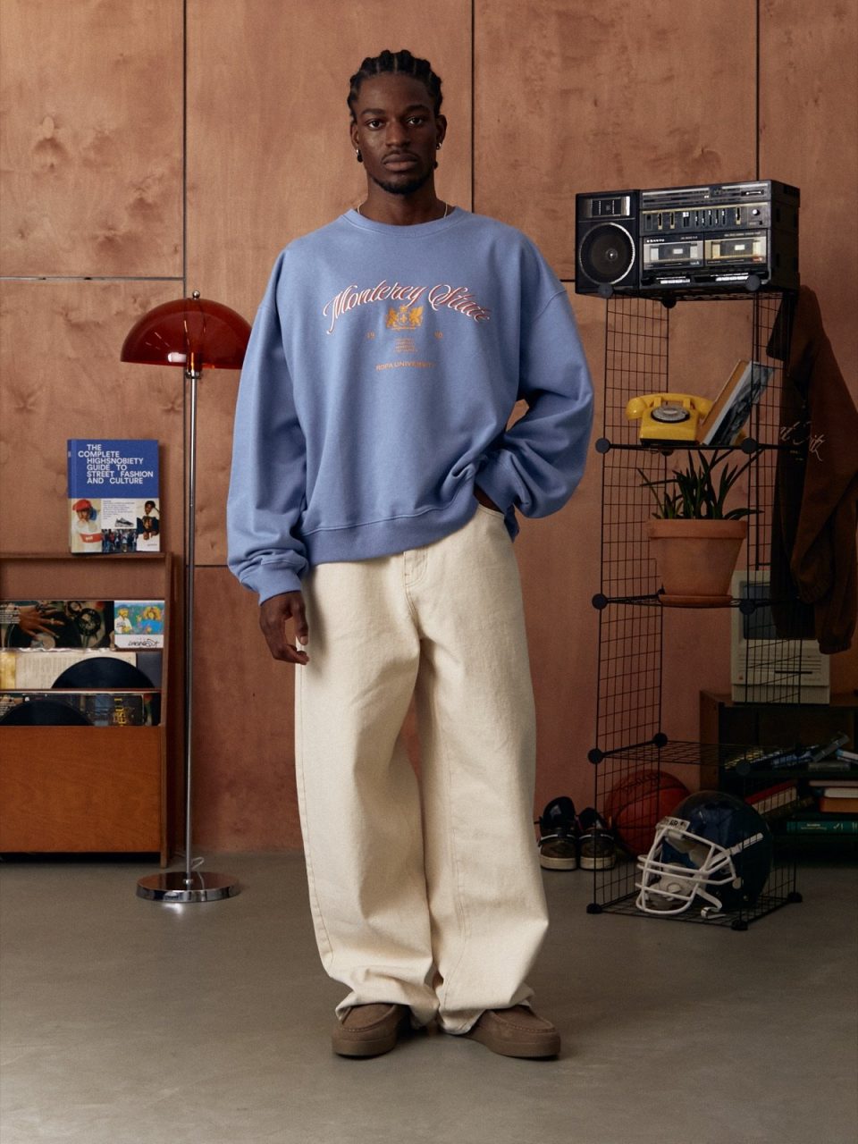 BLUE UNIVERSITY SWEATSHIRT