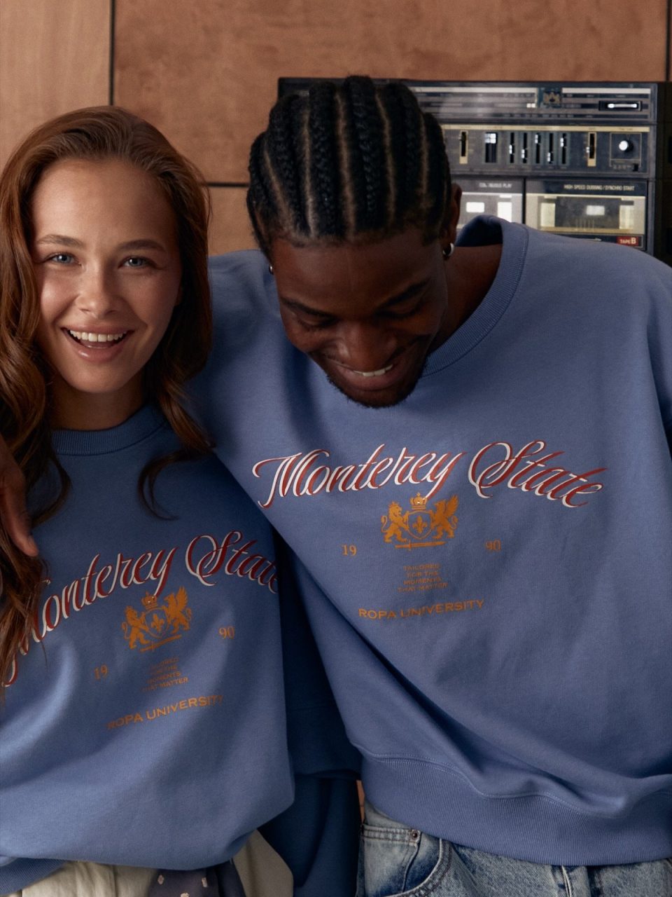 BLUE UNIVERSITY SWEATSHIRT