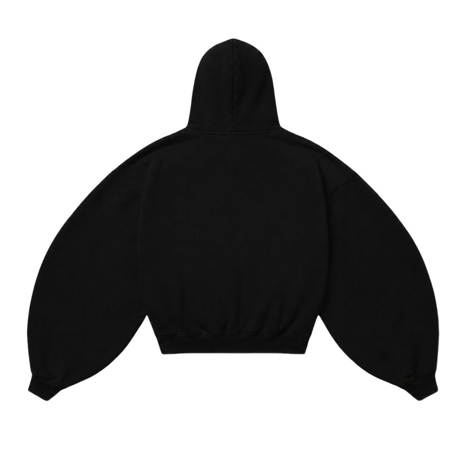 BLACK UNIVERSITY ZIP-HOODIE