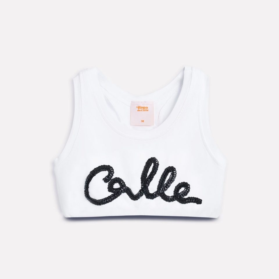 CALLE DARK CROP TOP