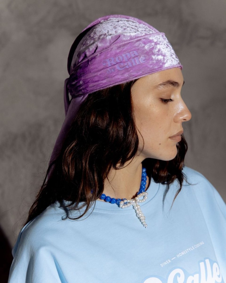 PURPLE VELOUR DURAG